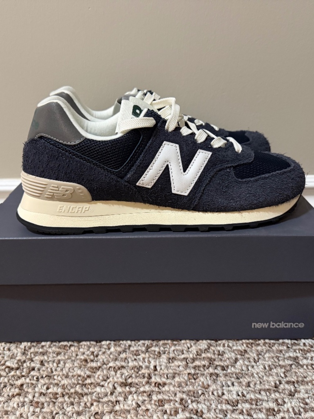 New Balance 574 OG Pack Navy - Men's Size 7 US